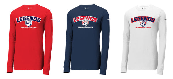 Adult Nike Long Sleeve Tee LEGENDS Soccer 2025