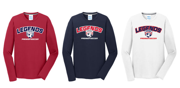 Adult Performance Blend Long Sleeve Tee LEGENDS Soccer 2025