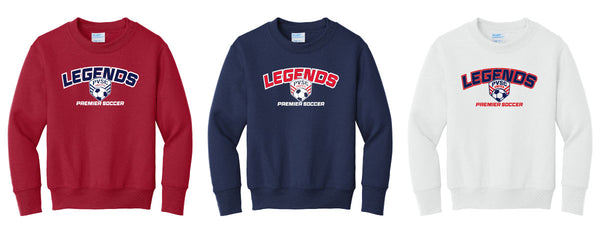 Youth Core Crew Sweatshirt LEGENDS Soccer 2025